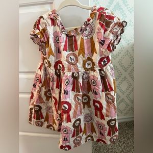 Pink Chicken Toddler Dress